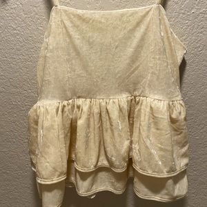 American Eagle velvet babydoll top